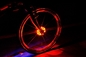 10lm एलईडी साइकिल स्पोक लाइट 15 ग्राफिक फास्ट फ्लैश