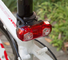 स्थिर सड़क सायक्लिंग लाइट्स 2.8cm 2 साइड्स स्लो फ्लैशिंग
